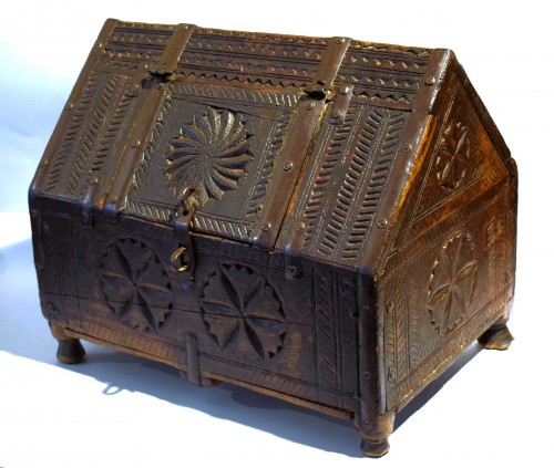 Antique Mughal jewelry box  - India Rajasthan 18th century - 